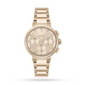Hugo Boss Womens 1502592 Pandora Gold Tone Stainless Steel Watch With Black Dial