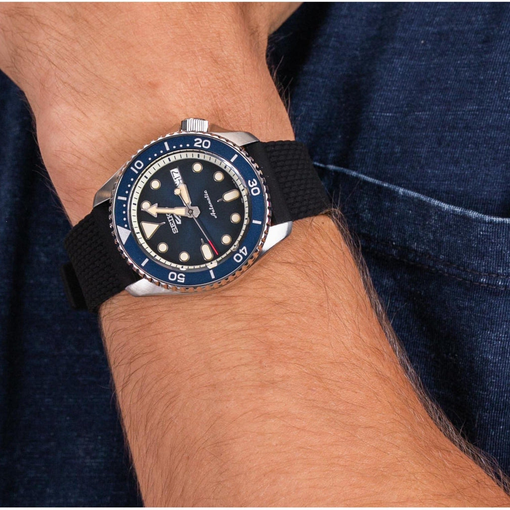 Seiko 5 Sports Auto Mens Blue Watch Srpd71k2