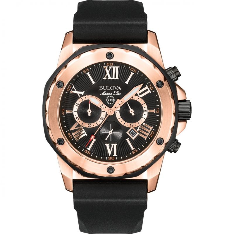 Gents Sutton Black Strap Watch 98a304