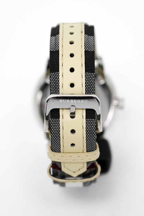 Burberry Mens Watch The Classic Horseferry Silver Bu10002