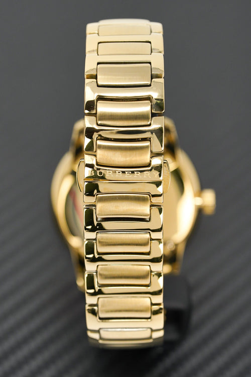 Burberry Mens Watch The Classic Yellow Gold Bu10006