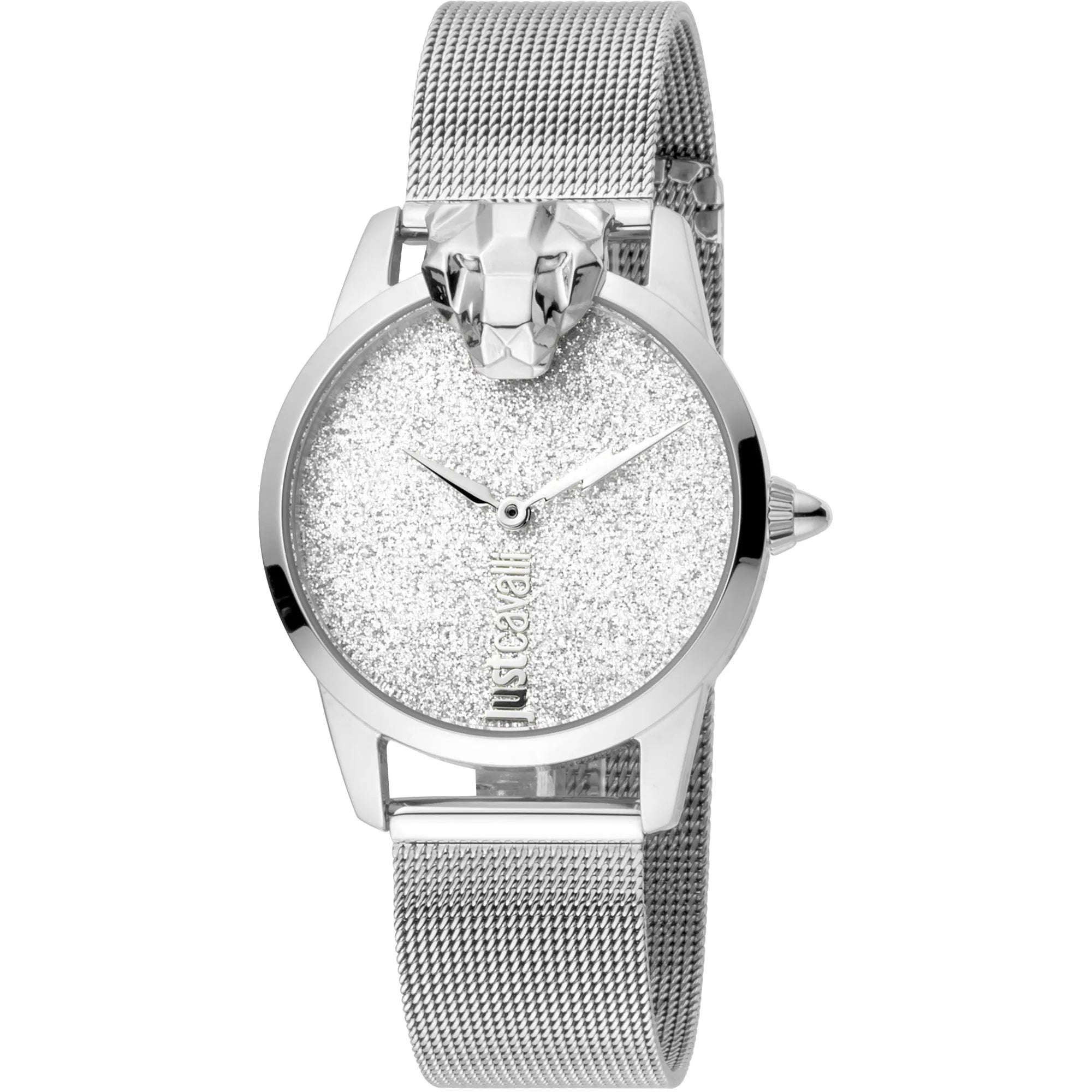 Just Cavalli JC Shine 2 Silver Steel Glitter