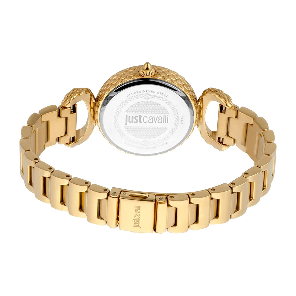 Just Cavalli Snake Inside Gold Champagne