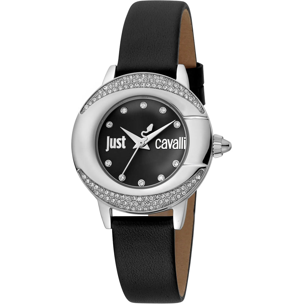 Just Cavalli Black Leather