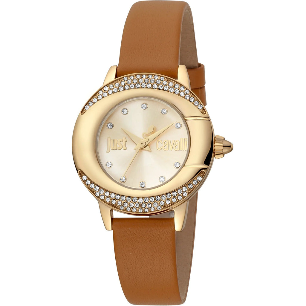 Just Cavalli Brown Leather