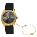Just Cavalli Brillante Leather Gold