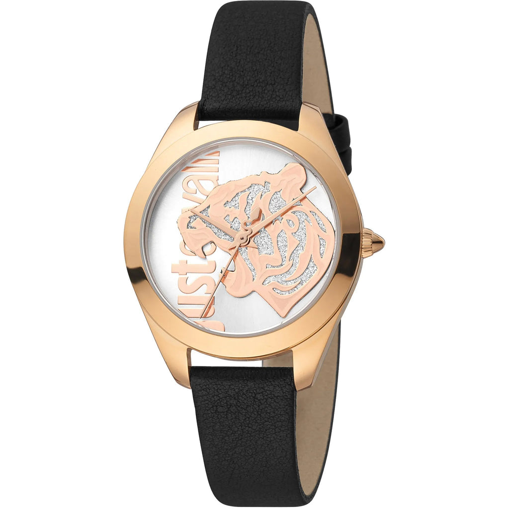 Just Cavalli Pantera Rose Gold Leather