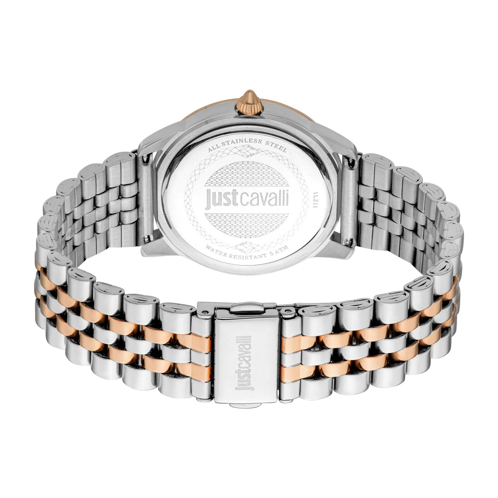 Just Cavalli Glam Creazione Two Tones RG Silver