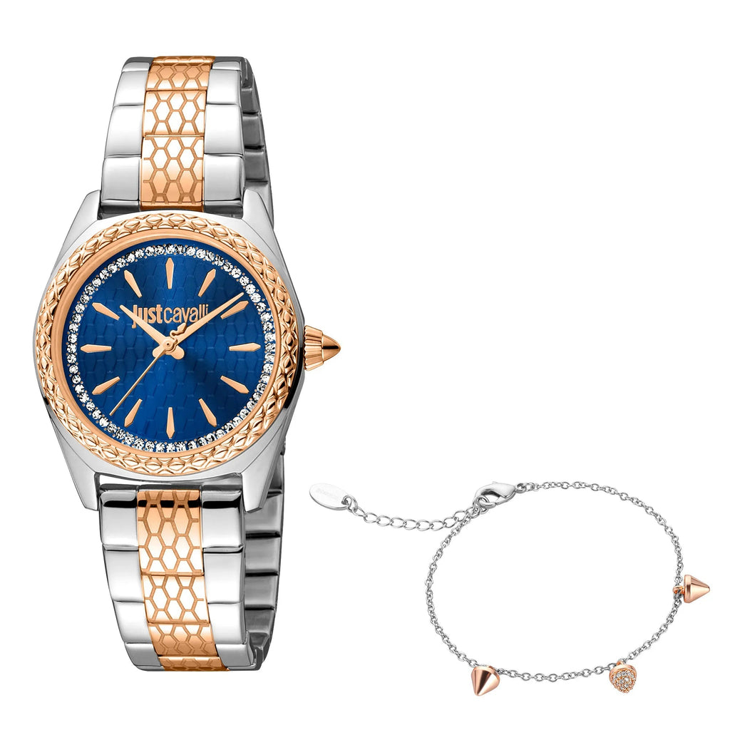 Just Cavalli Fashion Glam Two Tones RG Blue