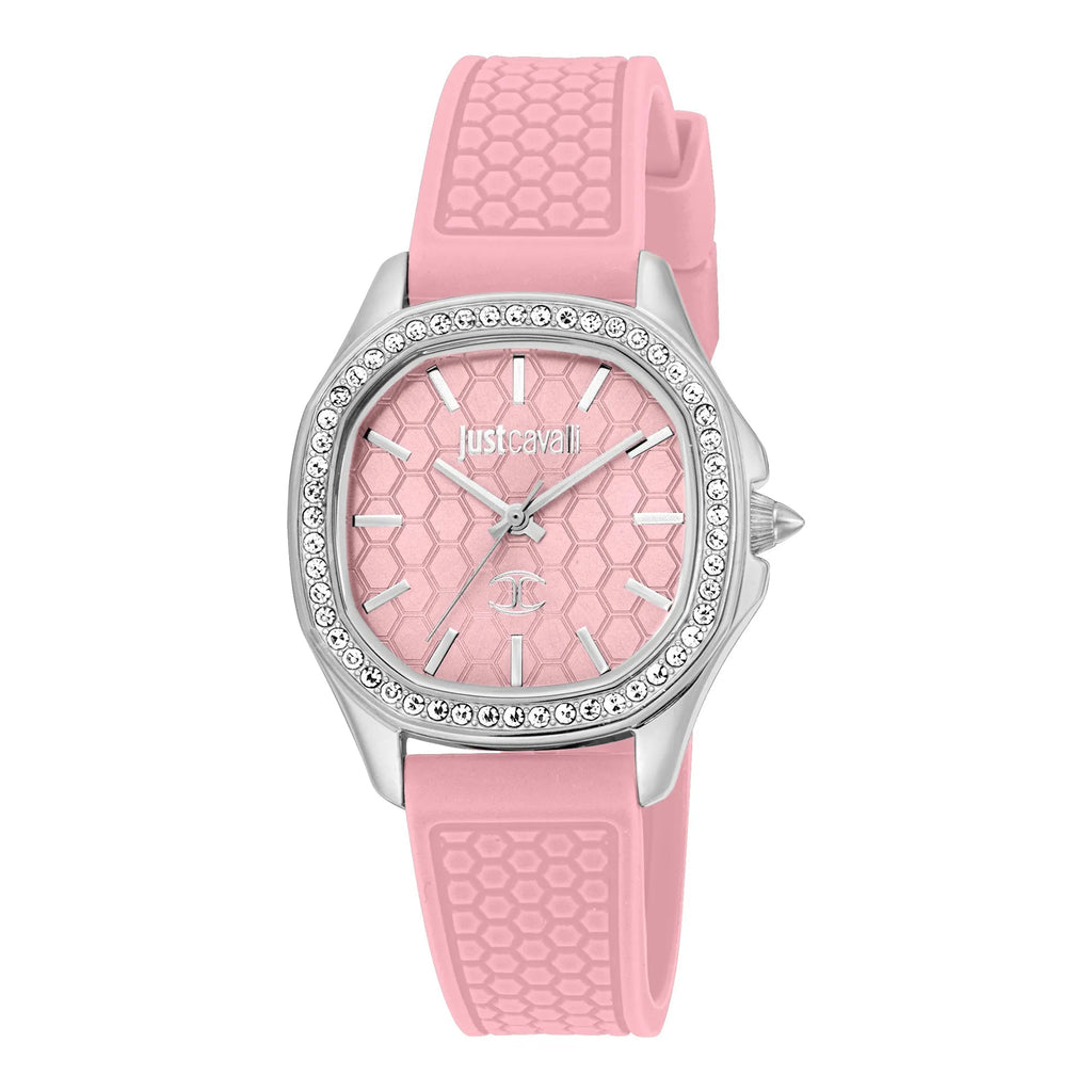 Just Cavalli Quadro Silicon Pink