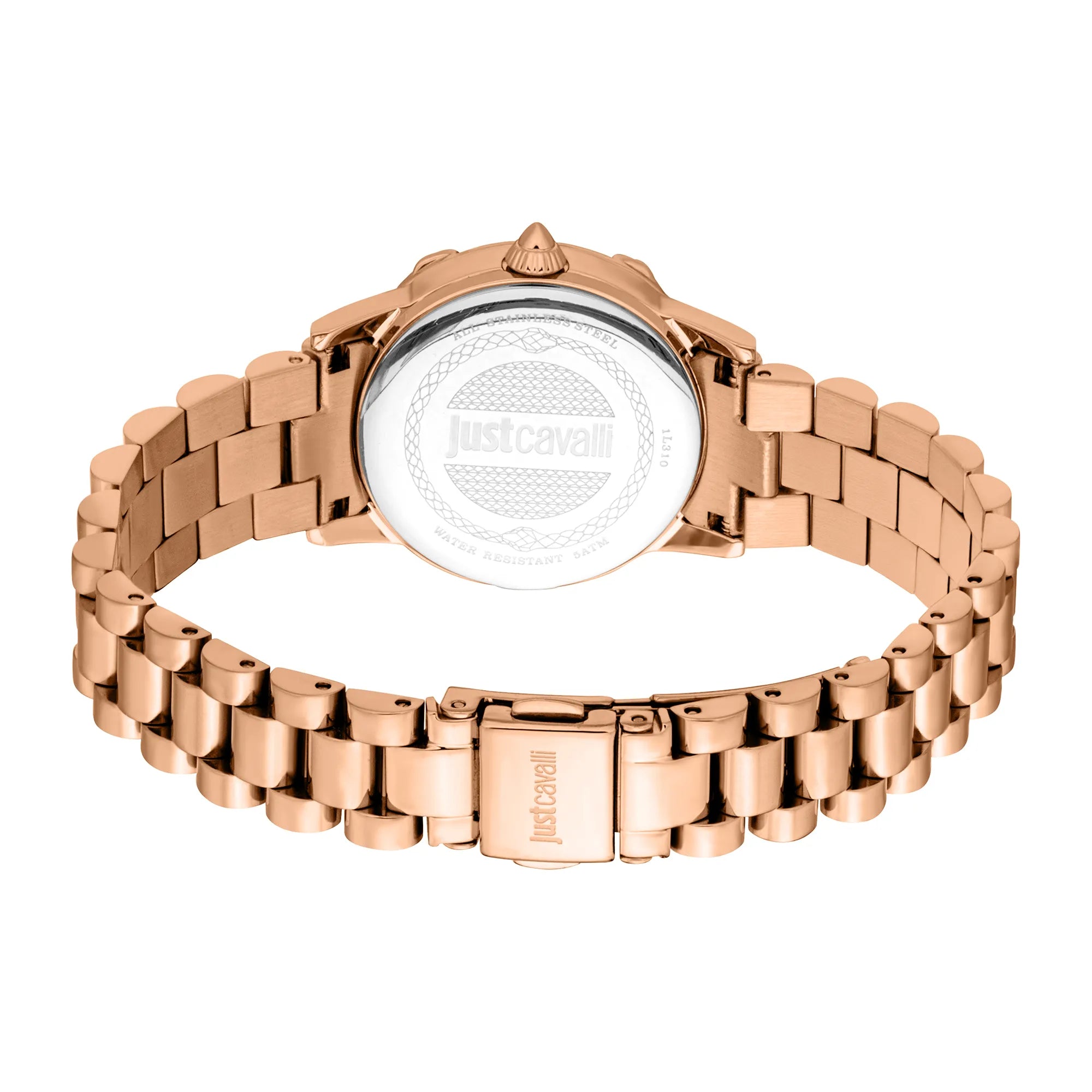 Just Cavalli Fiorenza Snake Rose Gold Violet