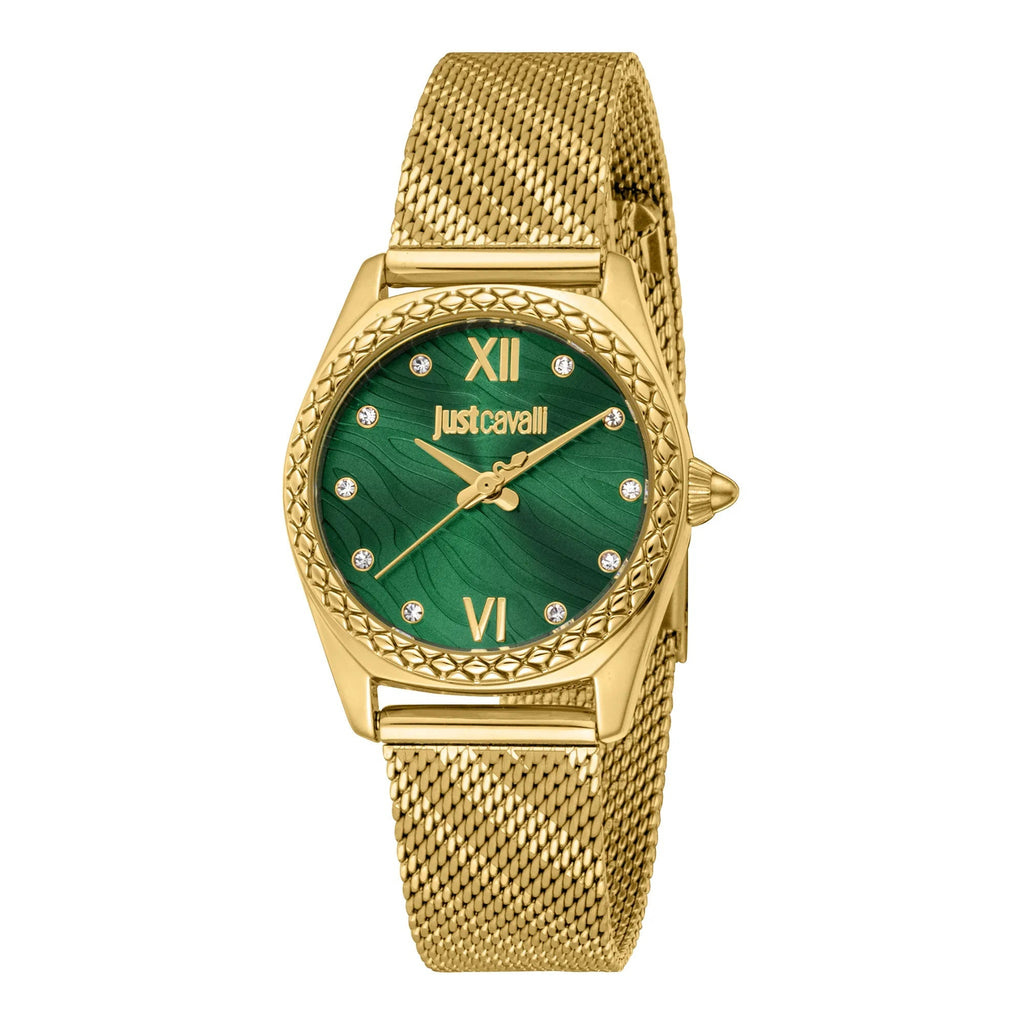 Just Cavalli Lustro Yellow Gold Green
