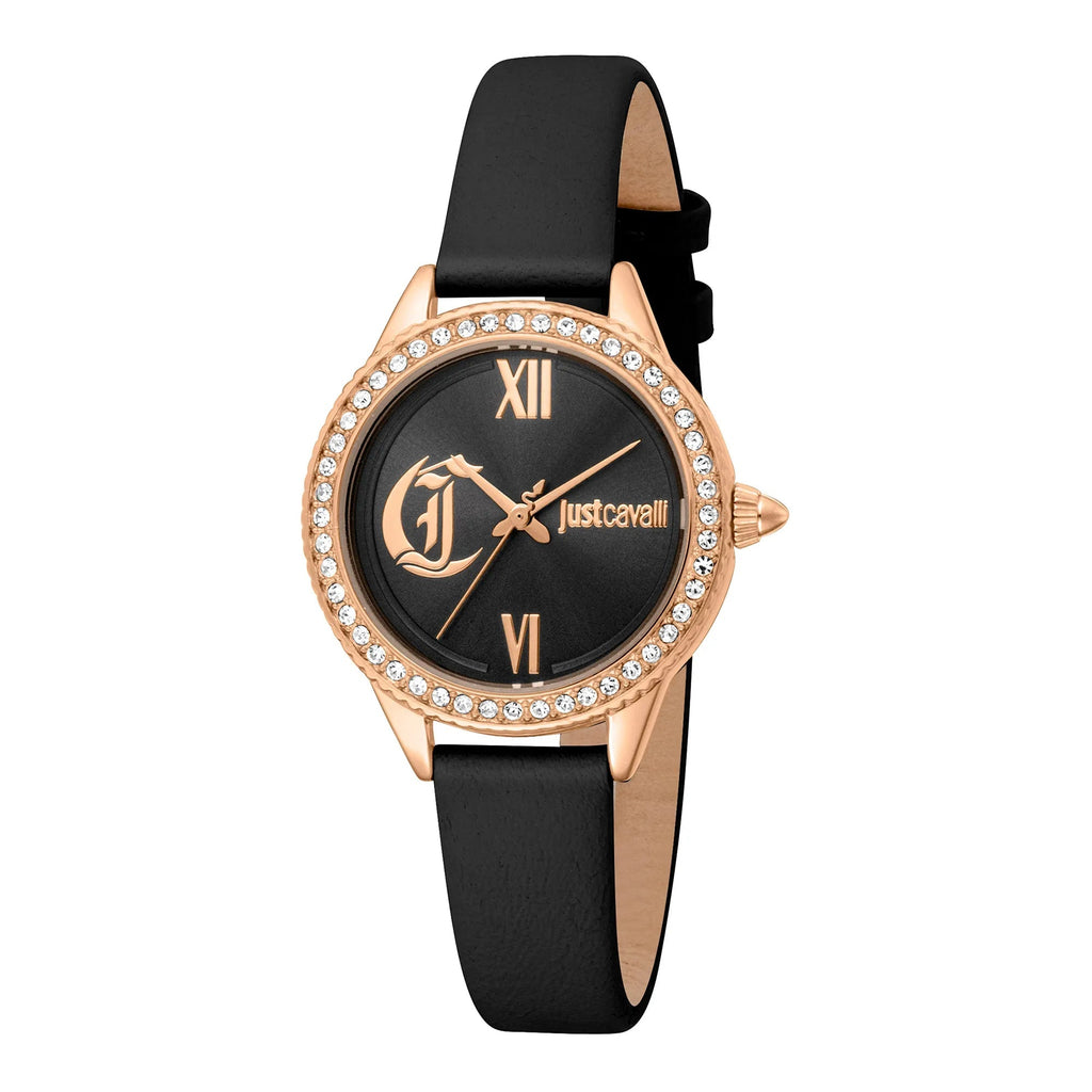 Just Cavalli Forward Leather Black RG