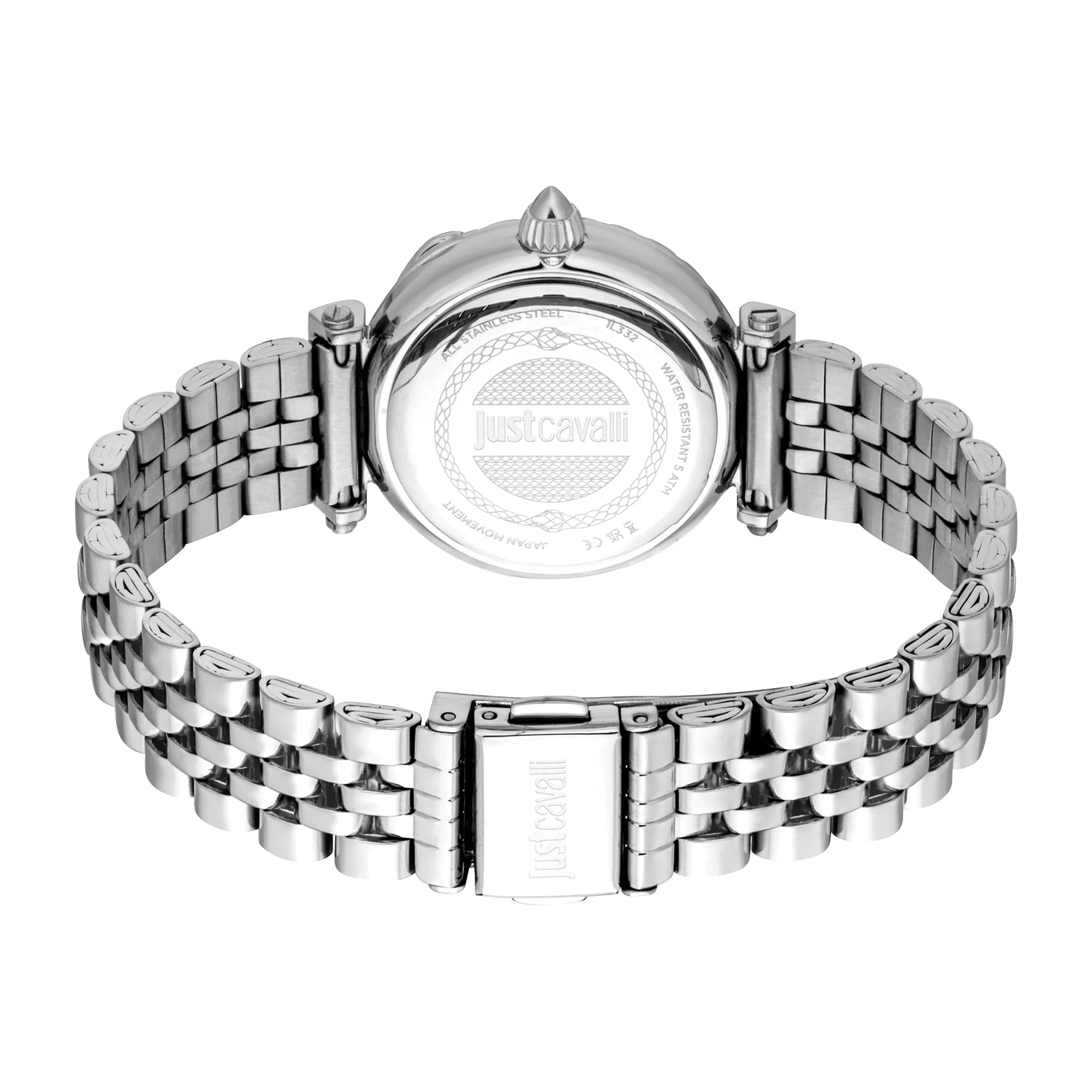 Just Cavalli Mistero Snake Silver Blue