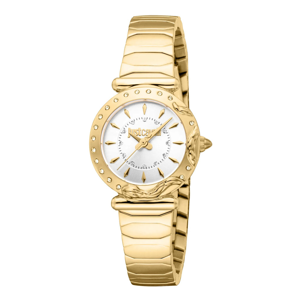 Just Cavalli Stella Snake Yellow Gold Silver