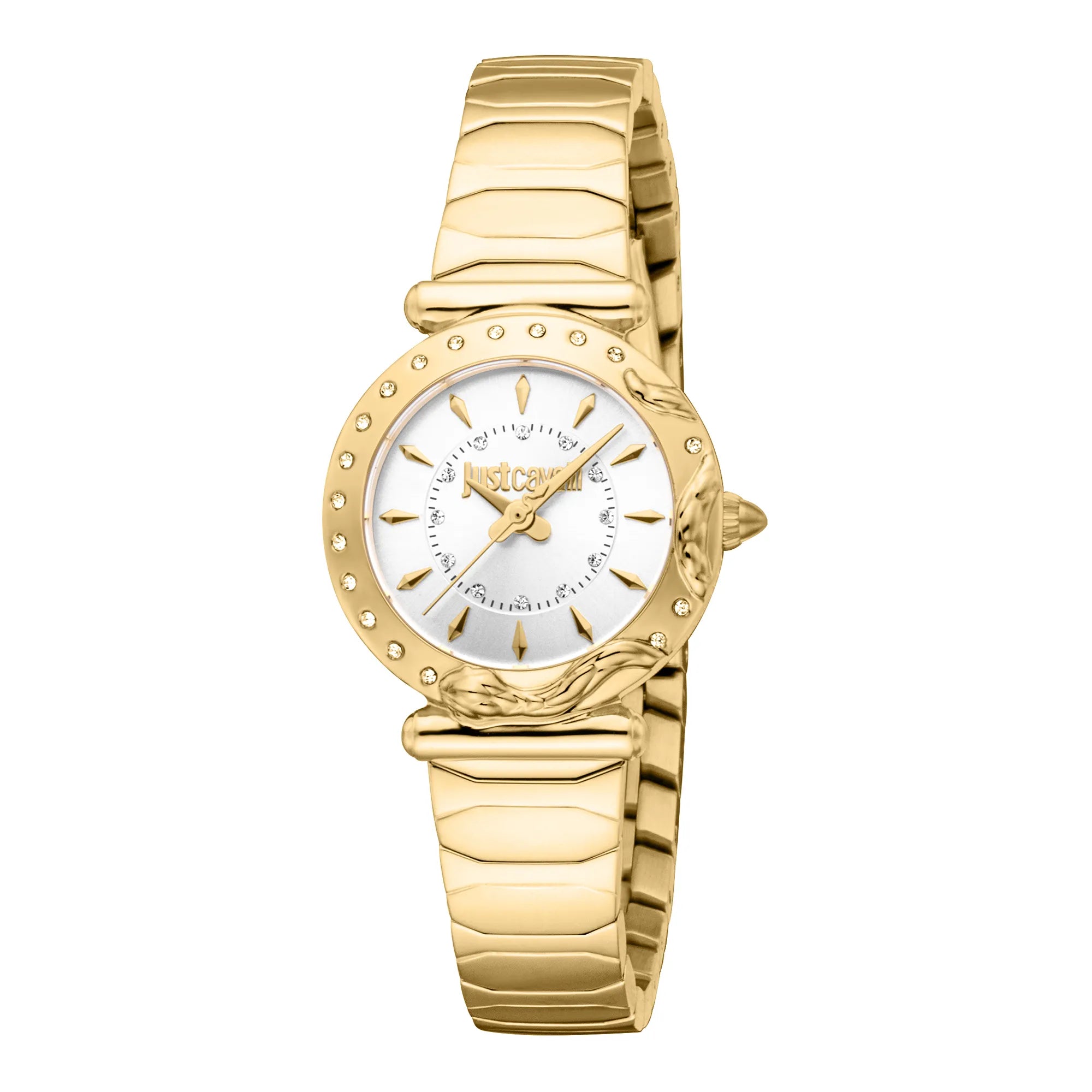 Just Cavalli Stella Snake Yellow Gold Silver