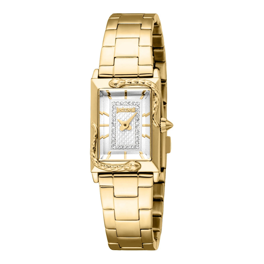 Just Cavalli Dolcezza Snake Yellow Gold Silver