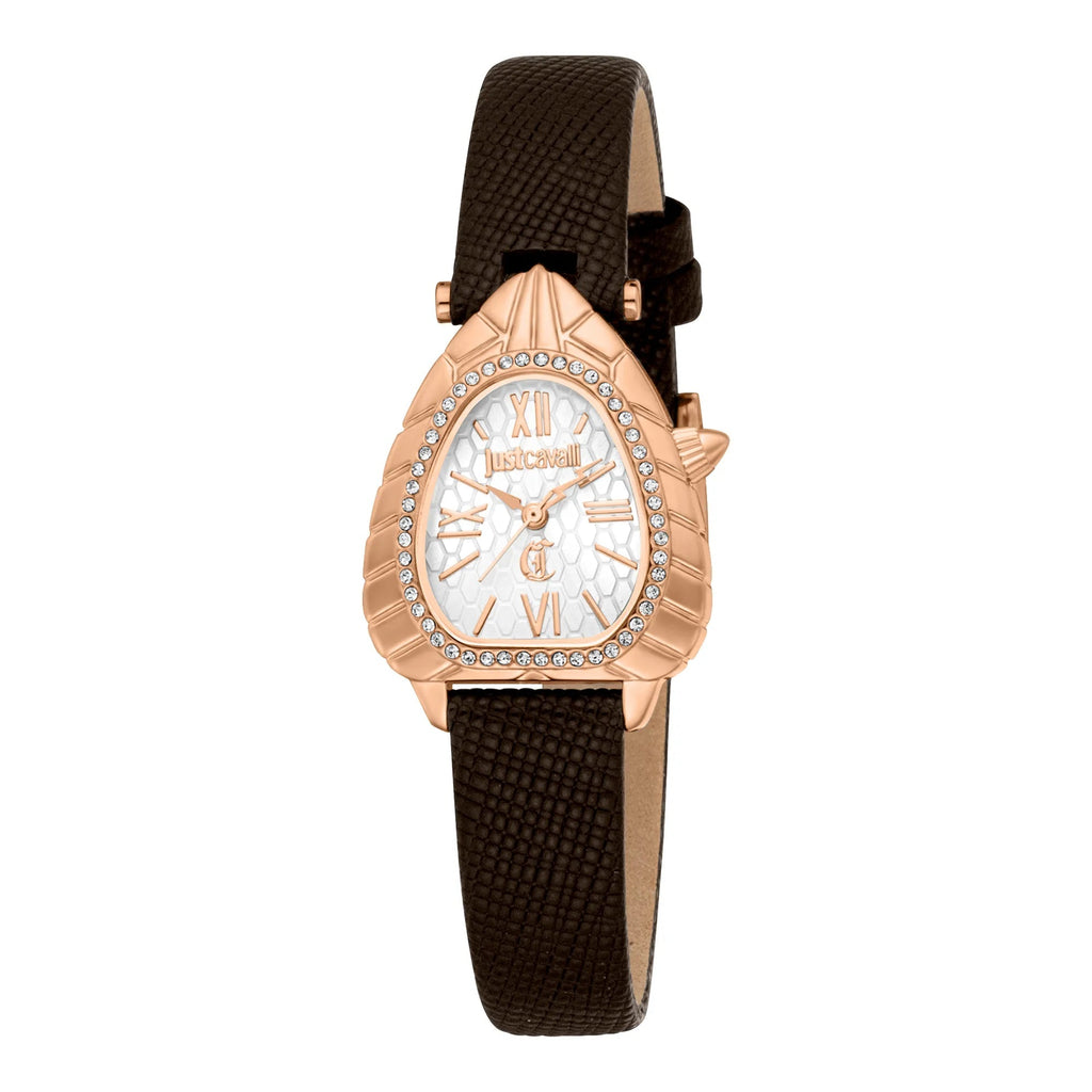 Just Cavalli Perla Leather Brown RG