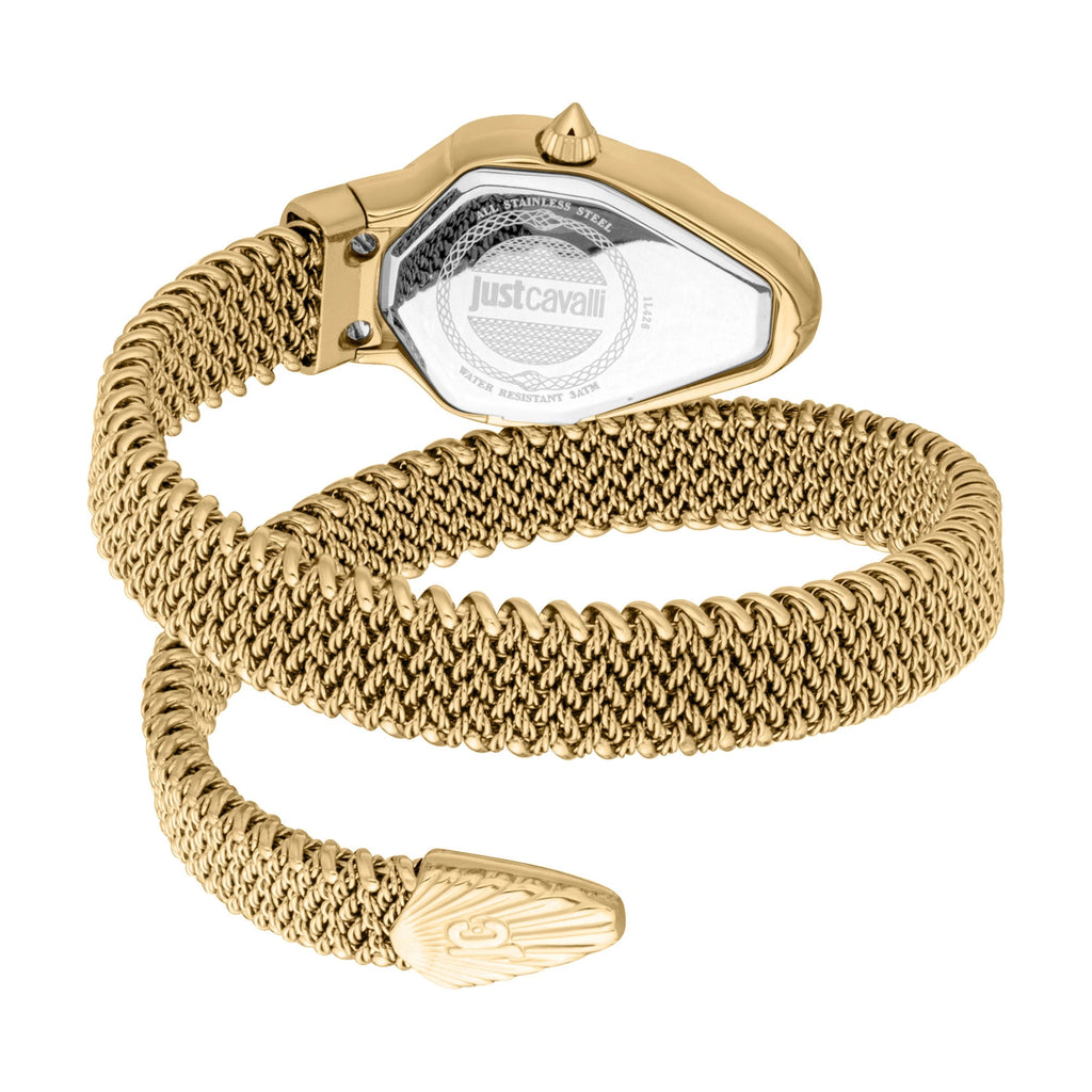 Just Cavalli Fiamma Yellow Gold Green