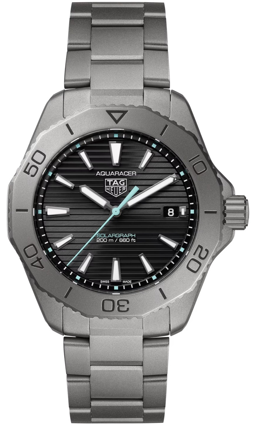 Tag Heuer Watch Aquaracer Professional 200 Solargraph Wbp1180 Bf0000