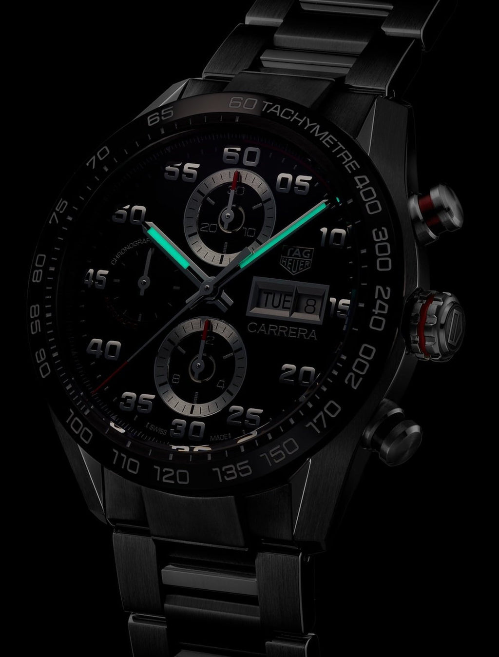 Tag Heuer Watch Carrera Automatic Chronograph Cbn2a1aa Ba0643