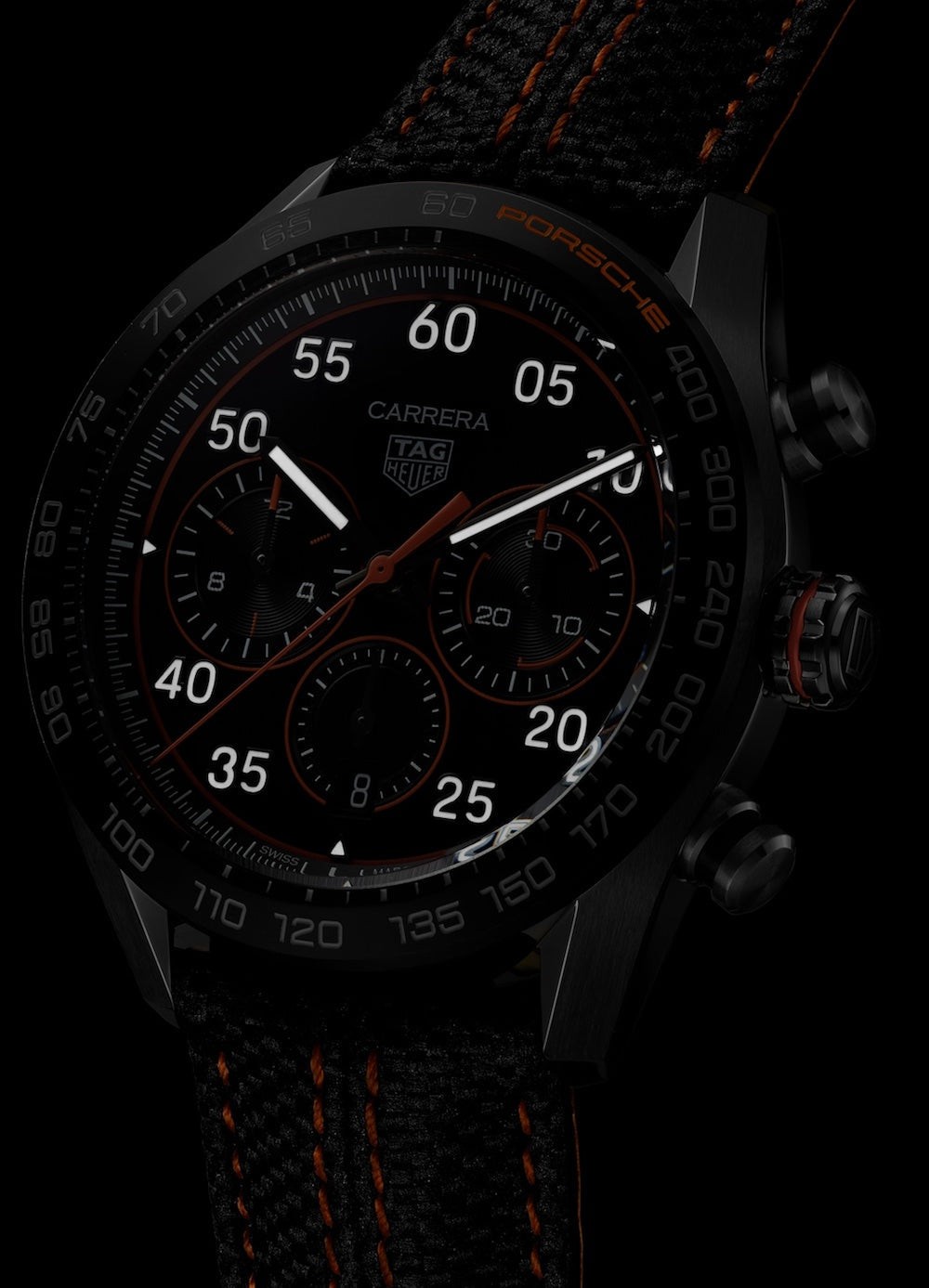 Tag Heier Watch Carrera Porsche Orange Racing Special Edition Cbn2a1m Fc6526