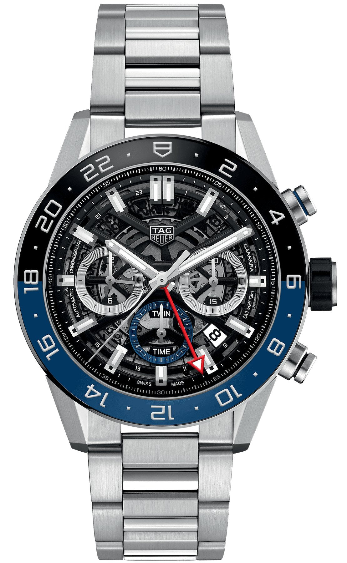 Tag Heuer Watch Carrera Chronograph Gmt Cbg2a1z Ba0658