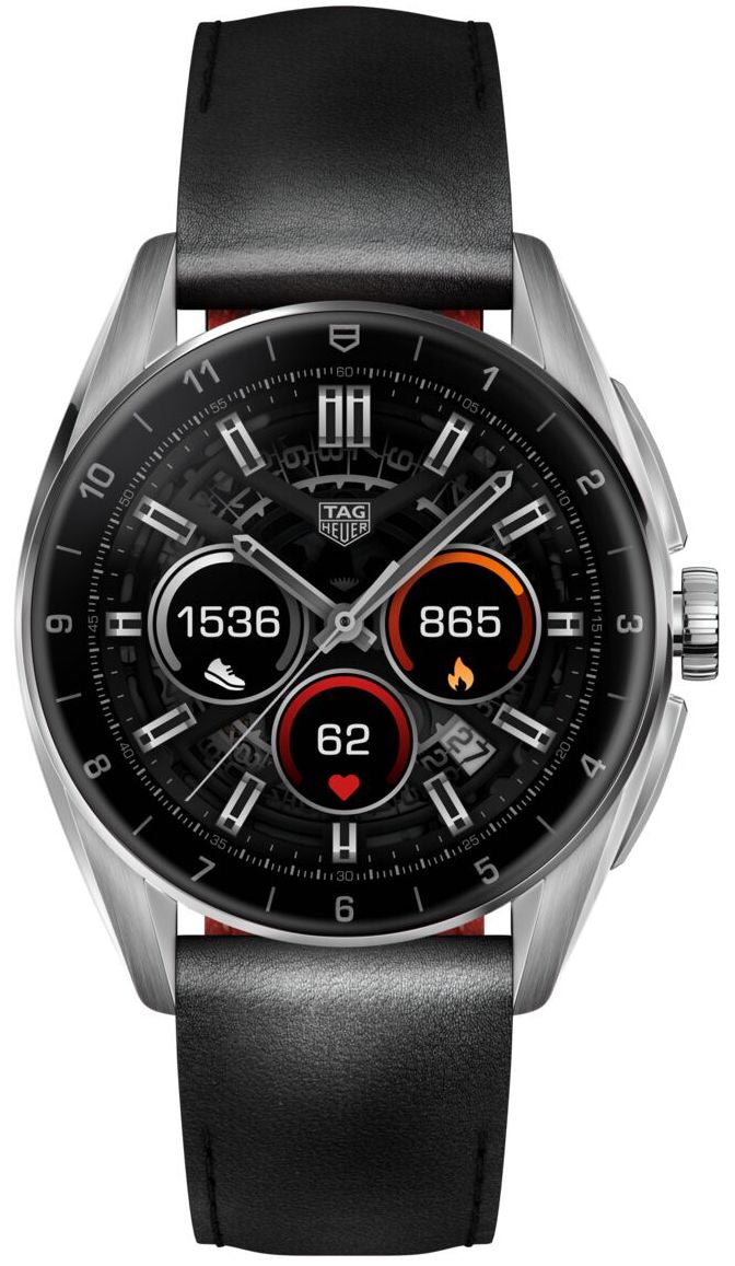Tag Heuer Watch Connected Calibre E4 42 Black Leather Sbr8010 Bc6608