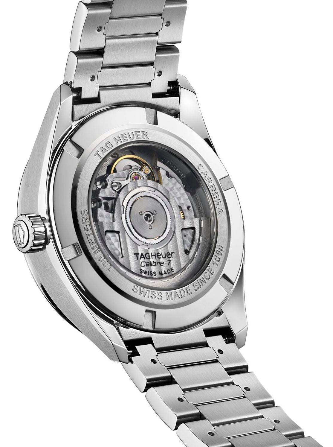 Tag Heuer Watch Carrera Calibre 7 Twin Time Automatic Mens Wbn201a Ba0640