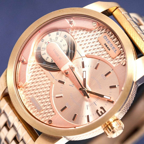 Diesel Dz7318 Men S Mini Daddy Rose Gold Watch