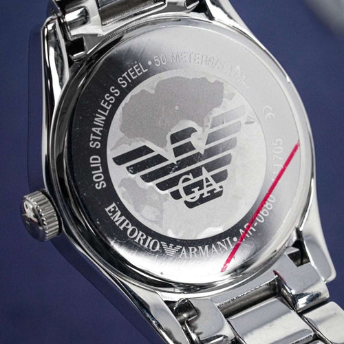 Emporio Armani Ar0680 Men S Valente Steel Watch