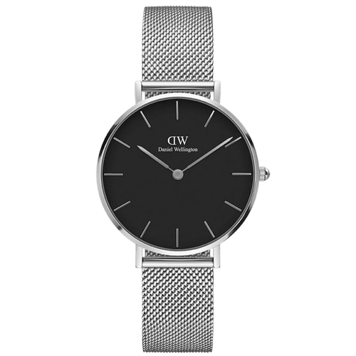 Daniel Wellington Ladies Silver Petite Stirling Watch Dw00100162