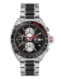 Tag Heuer Formula 1 Chronograph 43mm Automatic Mens Watch Stainless Steel With Black Dial Red Accents