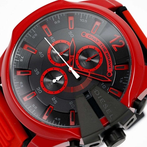 Diesel Dz4526 Men S Chronograph Mega Chief Red Watch