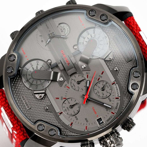Diesel Dz7423 Men S Chronograph Mr Daddy 2 0 Red Watch
