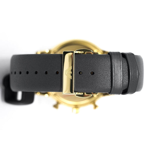 Emporio Armani Ar0386 Men S Gianni Chronograph Gold Pvd Watch