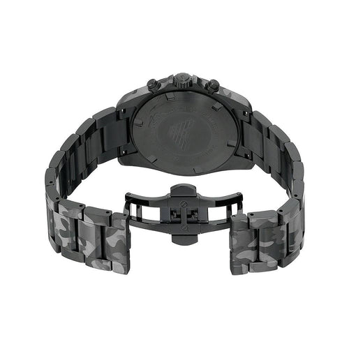 Emporio Armani Ar11027 Men S Sport Camo Black Chronograph