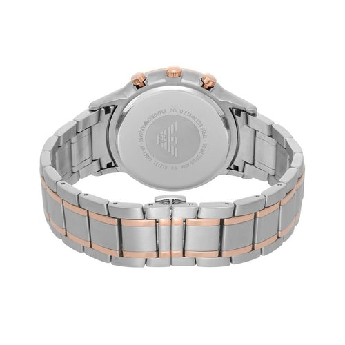Emporio Armani Ar11077 Men S Rose Gold Chronograph Watch