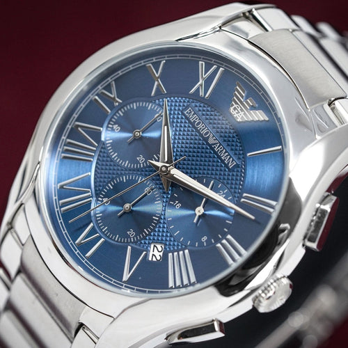 Emporio Armani Ar11082 Men S Chronograph Blue Watch