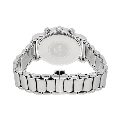 Emporio Armani Ar11132 Men S Luigi Silver Chronograph Watch