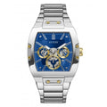 Guess Gents Phoenix Silver Tone Watch Gw0456g5
