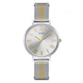 Guess Watches Guess Ladies Silver Two Tone Mesh Bracelet Watch W1155l1