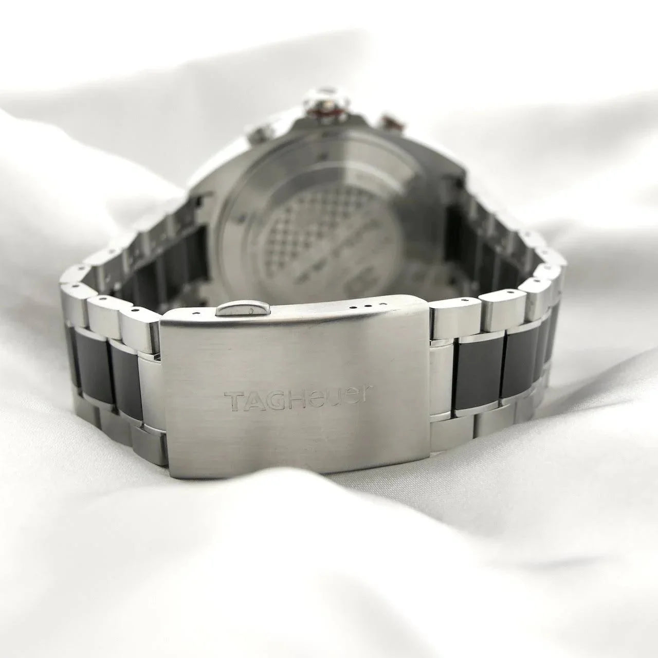Tag Heuer Formula 1 Chronograph 43mm Automatic Mens Watch Stainless Steel With Black Dial Red Accents